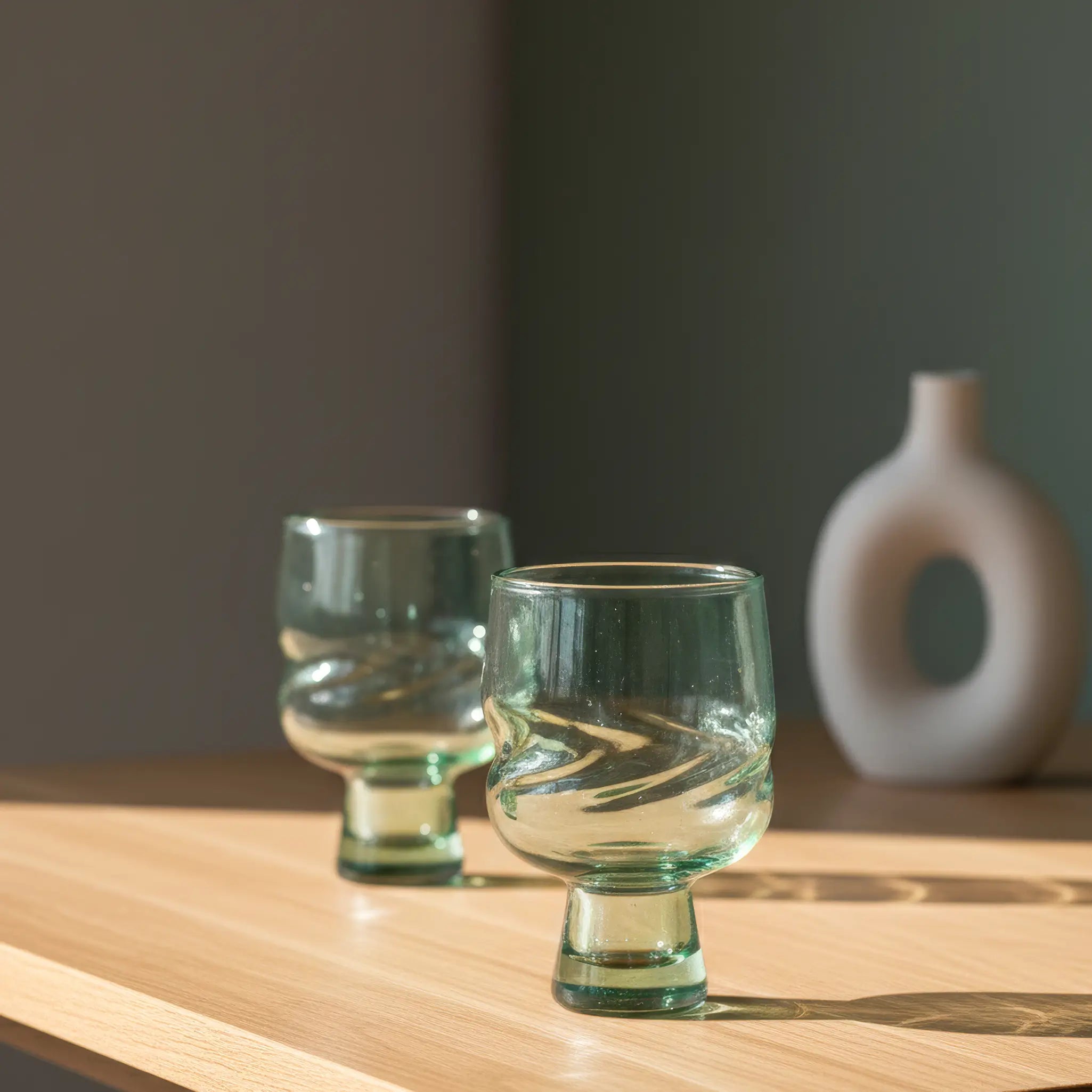 VISLA Wine Glass by GLASSVERDE